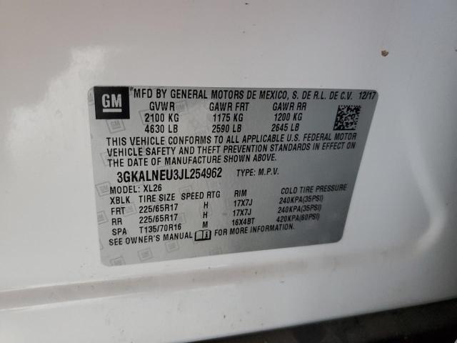 2018 GMC TERRAIN SL 3GKALNEU3JL254962