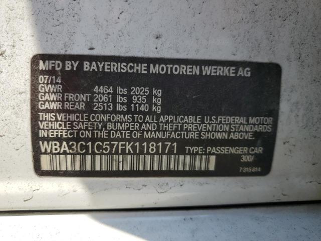 2015 BMW 328 I SULE WBA3C1C57FK118171