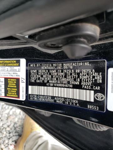 2017 TOYOTA CAMRY LE 4T1BF1FK8HU648790