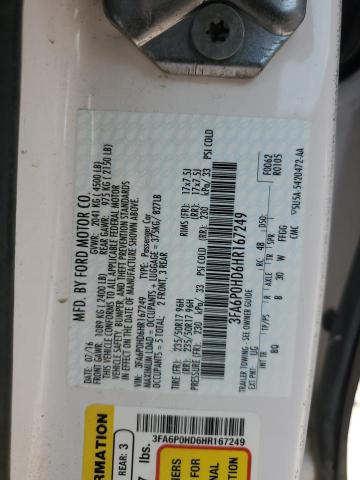 2017 FORD FUSION SE 3FA6P0HD6HR167249