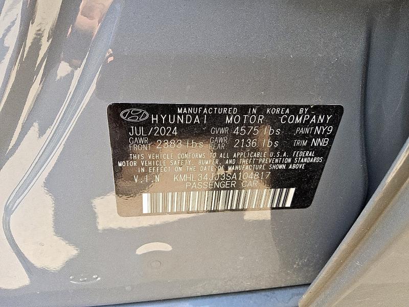 2025 HYUNDAI SONATA HYB KMHL34JJ3SA104817