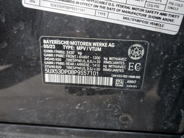 2023 BMW X3 XDRIVE3 5UX53DP08P9S57101