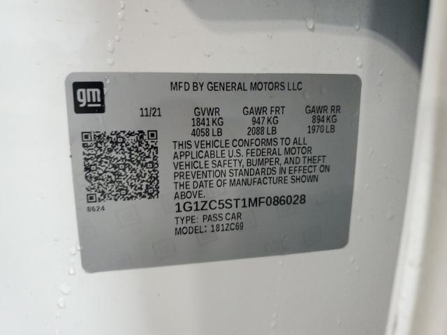 2021 CHEVROLET MALIBU LS - 1G1ZC5ST1MF086028