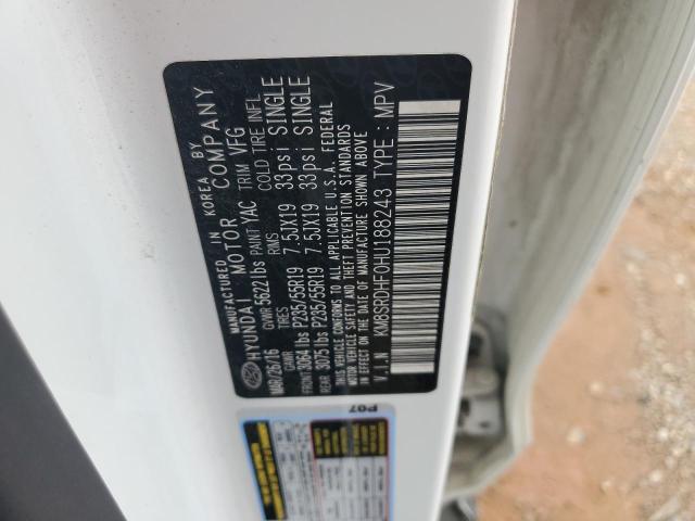 2017 HYUNDAI SANTA FE SE ULTIMATE KM8SRDHF0HU188243