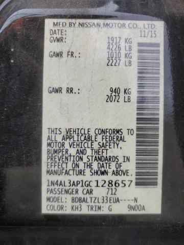 2016 NISSAN ALTIMA 2.5 - 1N4AL3AP1GC128657