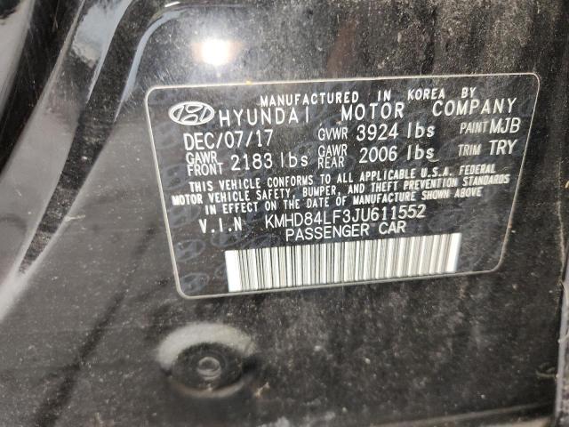 2018 HYUNDAI ELANTRA SE - KMHD84LF3JU611552