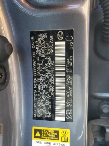 2015 LEXUS ES 350 JTHBK1GG0F2198490
