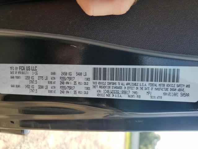 2016 JEEP WRANGLER U 1C4BJWDG3GL189817