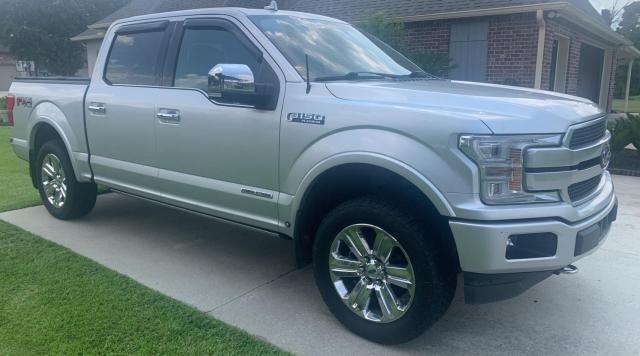 FORD F150 SUPER 2018 silver  diesel 1FTFW1E1XJFD49360 photo #1