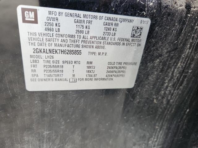 2017 GMC TERRAIN SLE 2GKALNEK7H6285855