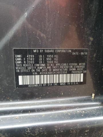 2019 SUBARU IMPREZA 4S3GKAB63K3602358