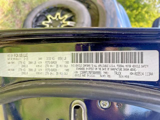 2015 RAM 1500 SLT 1C6RR7LM6FS609991