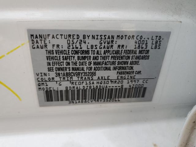 2024 NISSAN SENTRA SV - 3N1AB8CV9RY352066