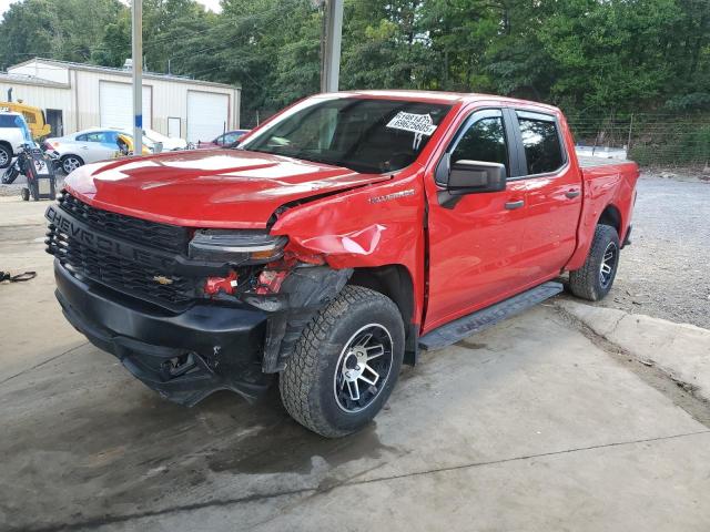 CHEVROLET SILVERADO 2021 red  gas 1GCPWAEF8MZ168261 photo #1