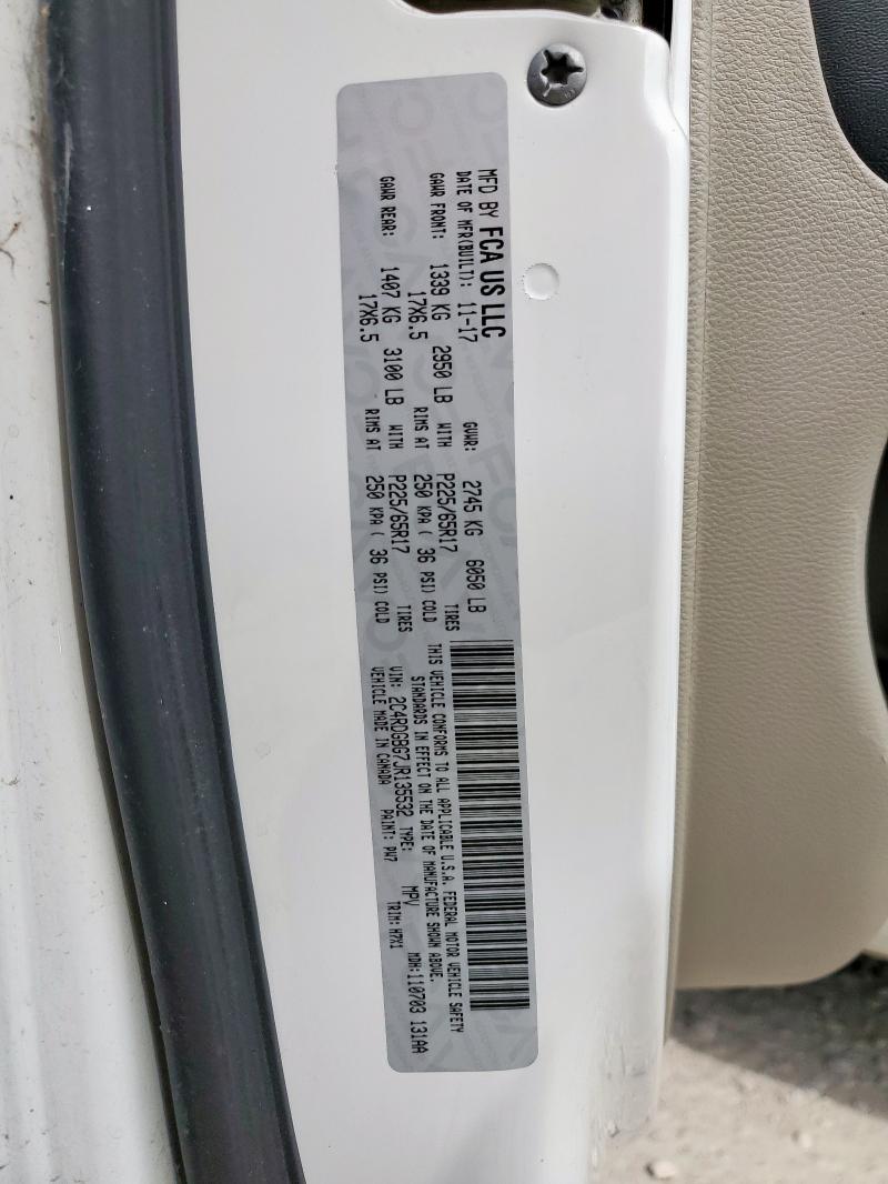 2018 DODGE GRAND CARA 2C4RDGBG7JR135532