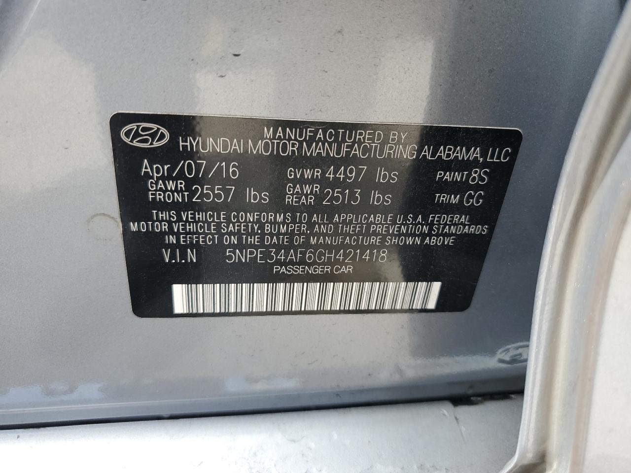 HYUNDAI SONATA SPORT