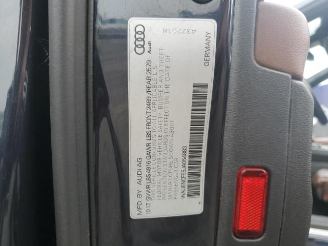 2018 AUDI A5 PREMIUM WAUENCF55JA054883