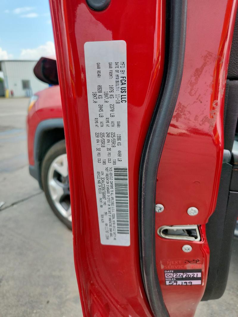 2019 JEEP COMPASS LI - 3C4NJCCB5KT660087