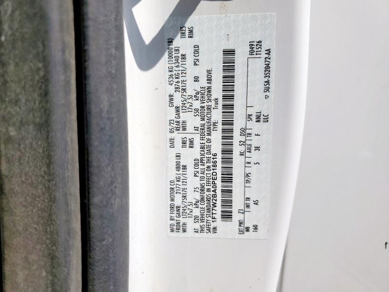 2023 FORD F250 SUPER 1FT7W2BA0PED18616