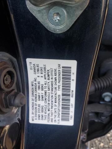 2018 HONDA CIVIC EX 2HGFC2F73JH524226
