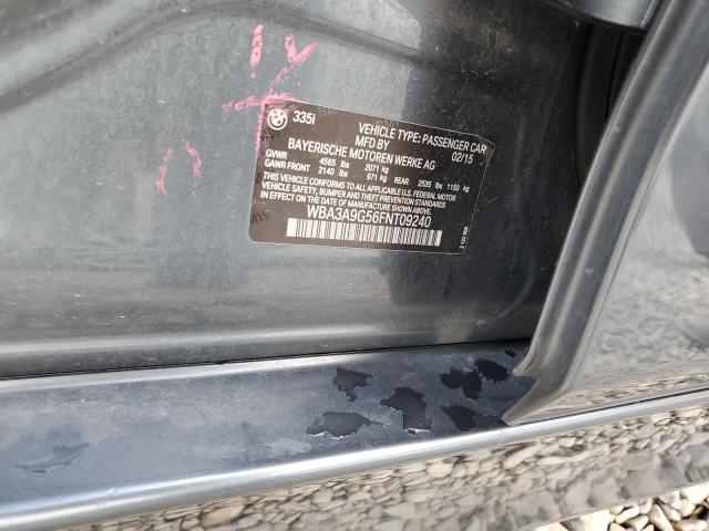 2015 BMW 335 I - WBA3A9G56FNT09240