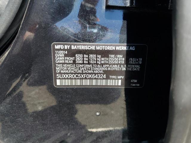 2015 BMW X5 XDRIVE35I 5UXKR0C5XF0K64324