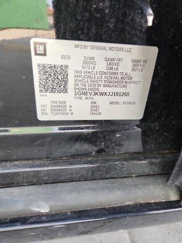 2018 CHEVROLET TRAVERSE P 1GNEVJKWXJJ191265
