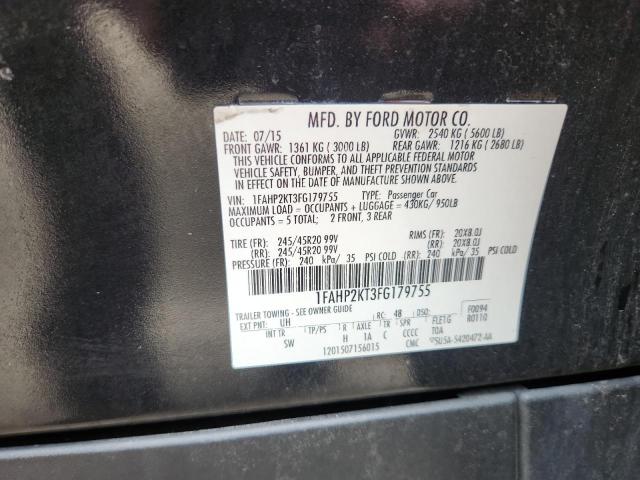 2015 FORD TAURUS SHO 1FAHP2KT3FG179755