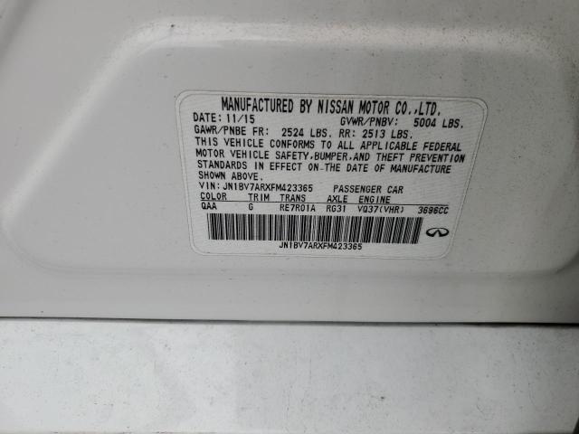 2015 INFINITI Q50 BASE JN1BV7ARXFM423365