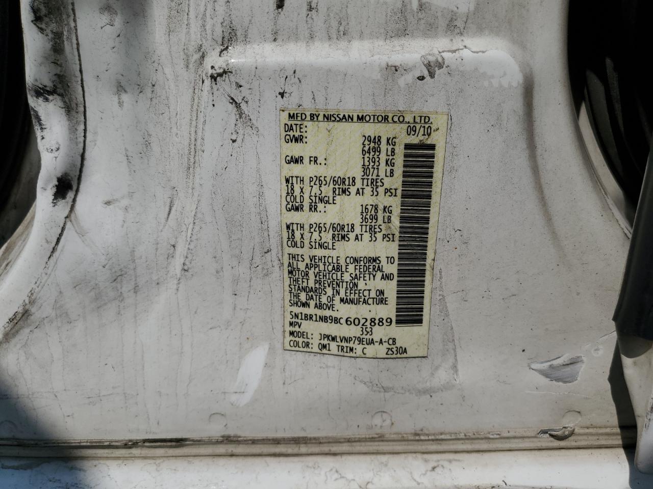 NISSAN PATHFINDER LE