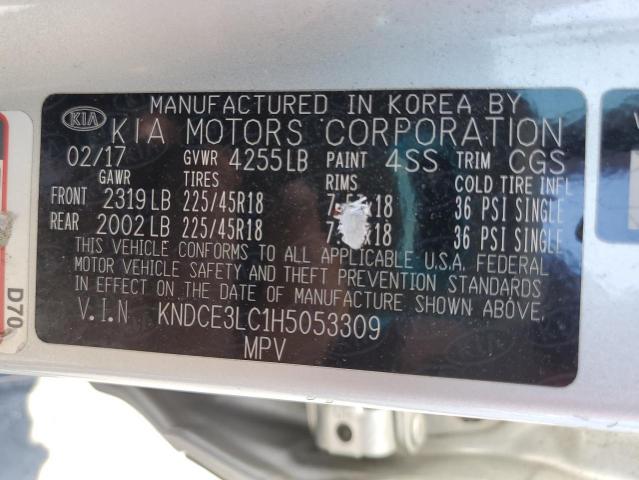 2017 KIA NIRO EX TO KNDCE3LC1H5053309