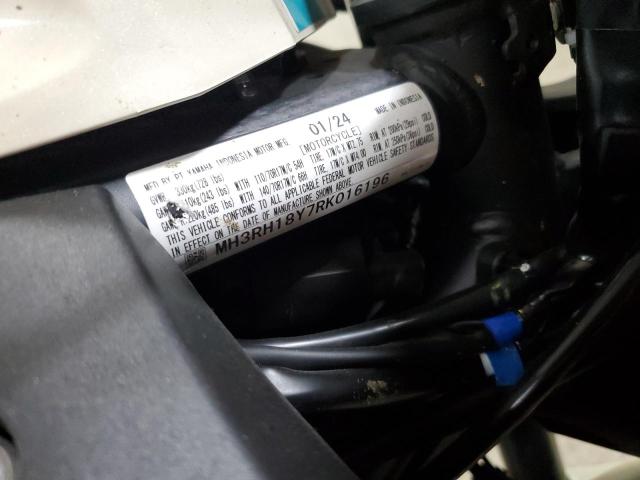 2024 YAMAHA YZFR3 A MH3RH18Y7RK016196