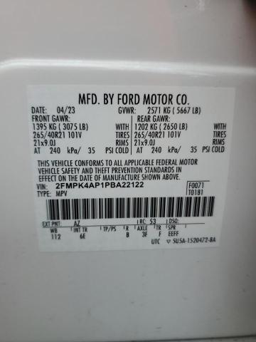 2023 FORD EDGE ST 2FMPK4AP1PBA22122