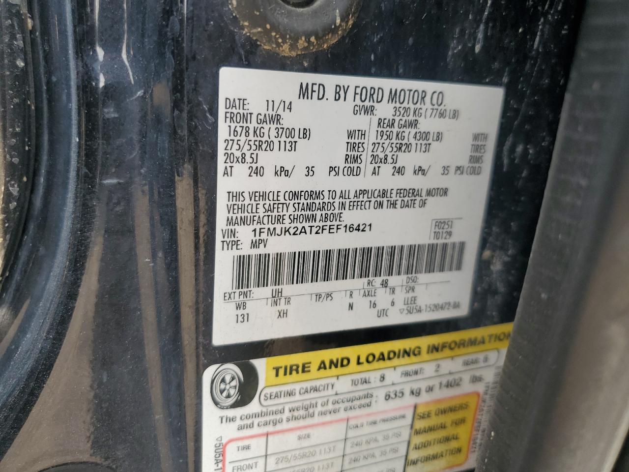 FORD EXPEDITION EL LIMITED