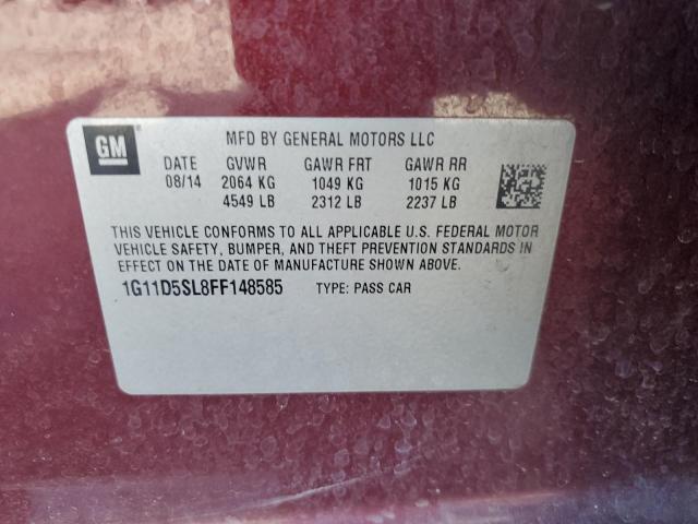 2015 CHEVROLET MALIBU 2LT - 1G11D5SL8FF148585