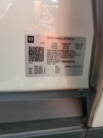 2024 GMC YUKON SLT 1GKS2BKT7RR348784