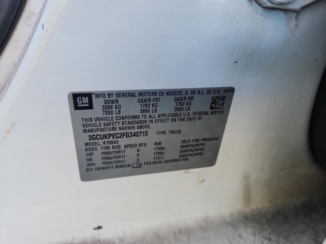 2015 CHEVROLET SILVERADO K1500 3GCUKPEC2FG340715