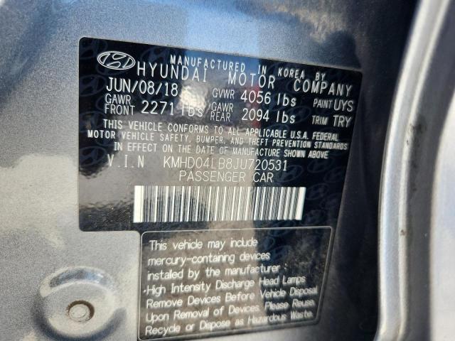 2018 HYUNDAI ELANTRA SP KMHD04LB8JU720531