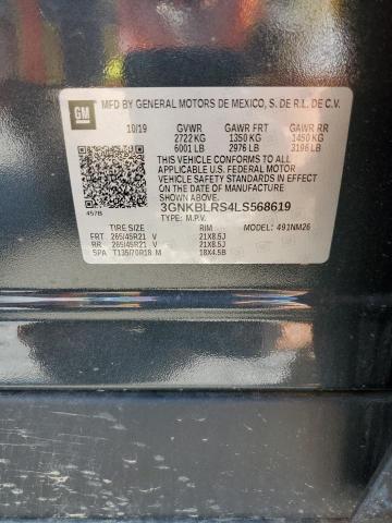 2020 CHEVROLET BLAZER PRE - 3GNKBLRS4LS568619