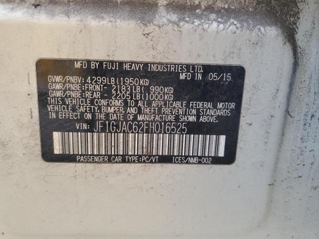 2015 SUBARU IMPREZA PR JF1GJAC62FH016525