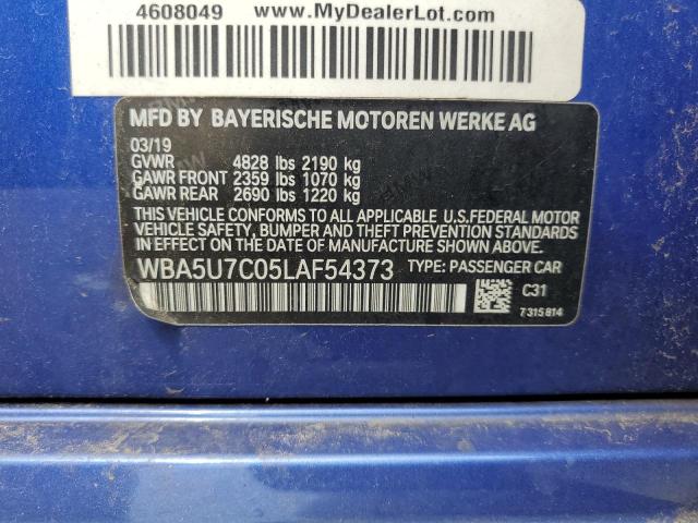 2020 BMW M340I WBA5U7C05LAF54373