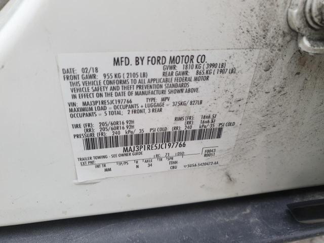 2018 FORD ECOSPORT S - MAJ3P1RE5JC197766