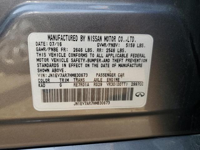 2017 INFINITI Q50 PREMIUM JN1EV7AR7HM830673