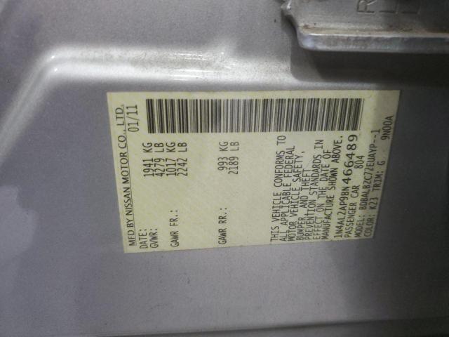 2011 NISSAN ALTIMA BAS - 1N4AL2AP9BN466489