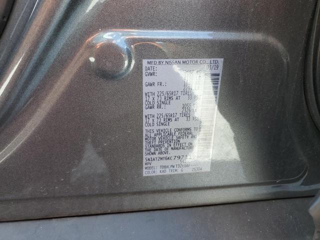 2019 NISSAN ROGUE S - 5N1AT2MT6KC797119