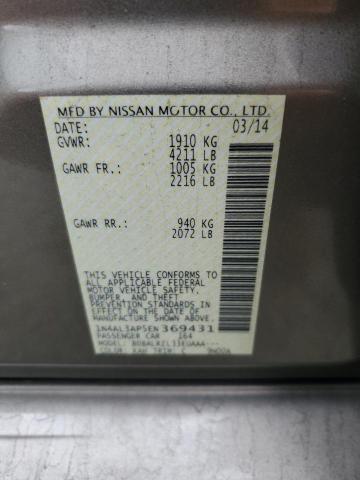 2014 NISSAN ALTIMA 2.5 - 1N4AL3AP5EN369431