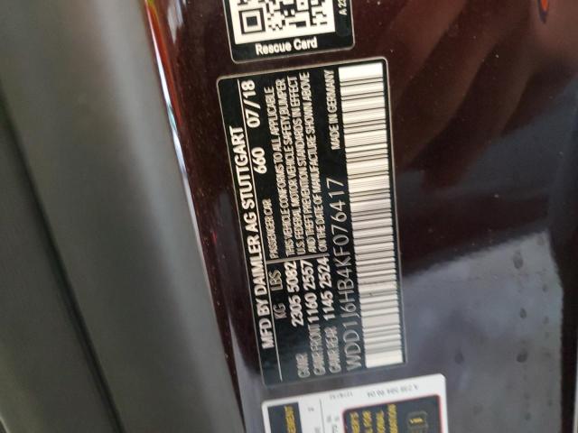 2019 MERCEDES-BENZ E 450 WDD1J6HB4KF076417