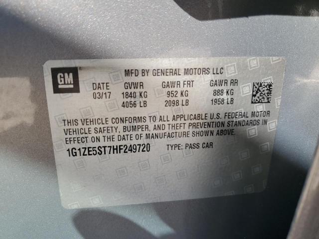 2017 CHEVROLET MALIBU LT 1G1ZE5ST7HF249720