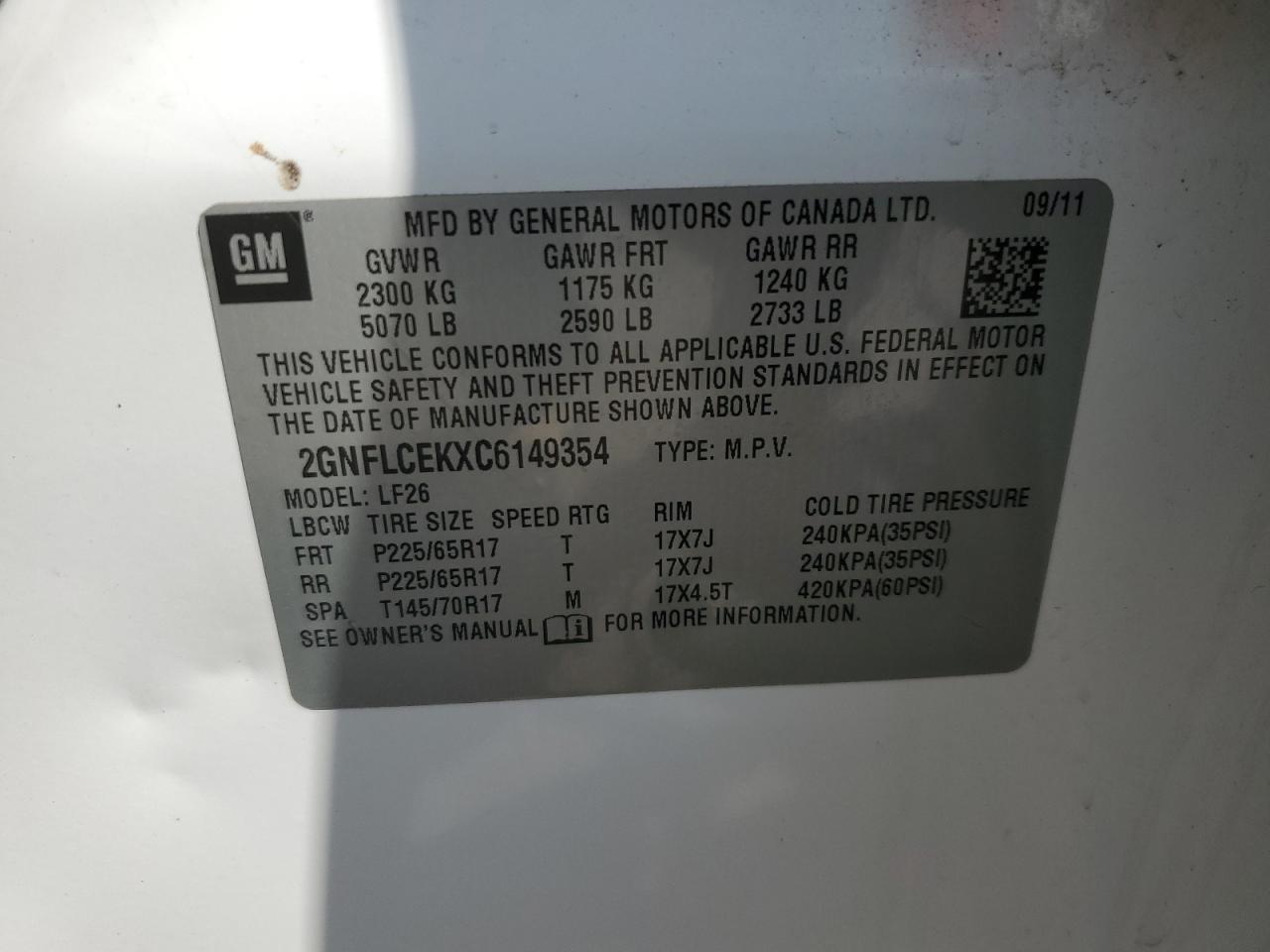 CHEVROLET EQUINOX LS