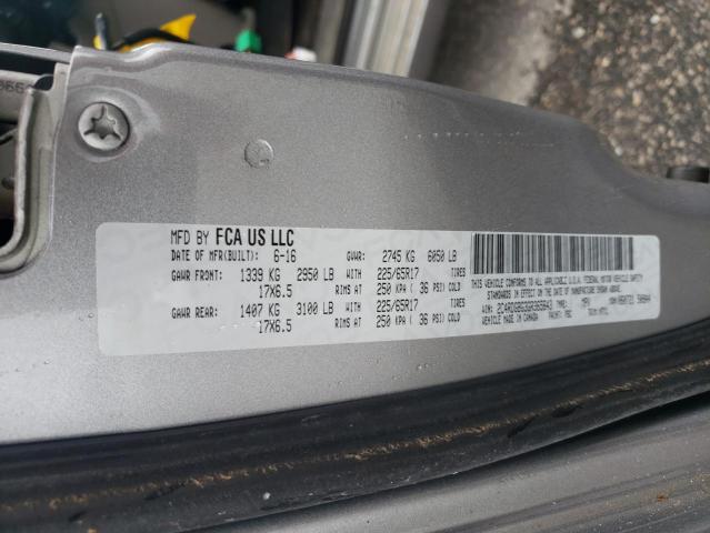 2016 DODGE GRAND CARA 2C4RDGBG3GR365643
